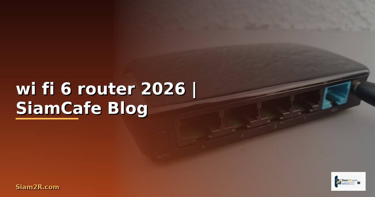 wi fi 6 router คือ — คู่มือฉบับสมบูรณ์ 2026