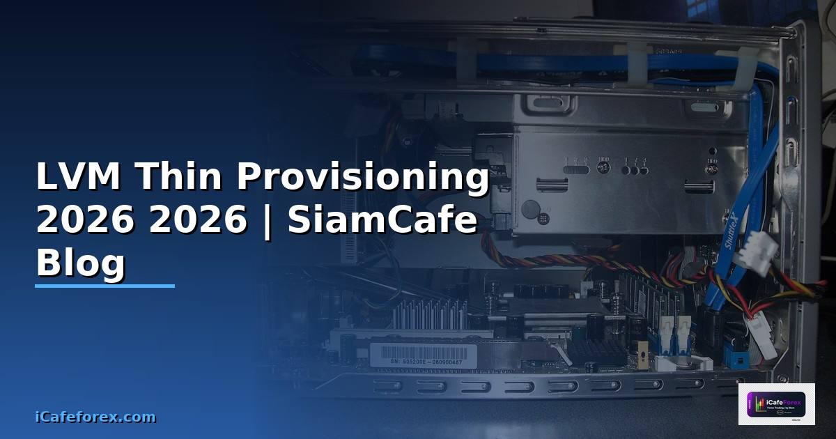 LVM Thin Provisioning คู่มือฉบับสมบูรณ์ 2026 — คู่มือฉบับสมบูรณ์ 2026