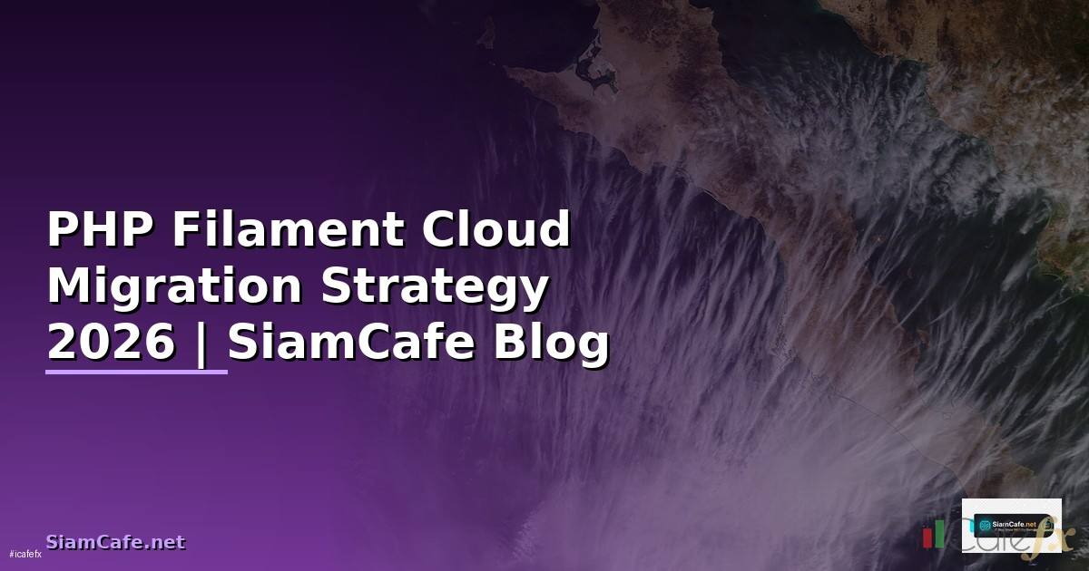 PHP Filament Cloud Migration Strategy