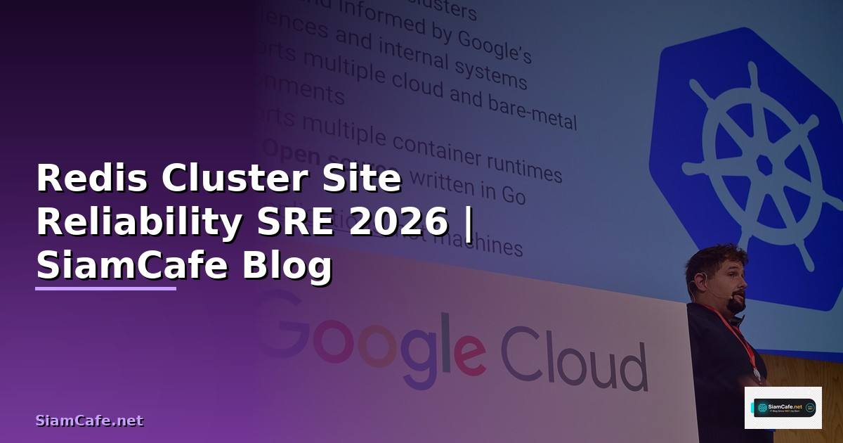 Redis Cluster Site Reliability SRE