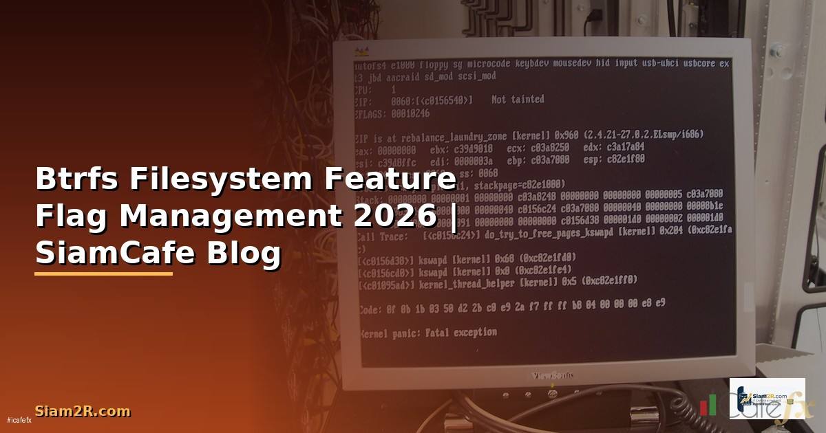 Btrfs Filesystem Feature Flag Management — คู่มือฉบับสมบูรณ์ 2026
