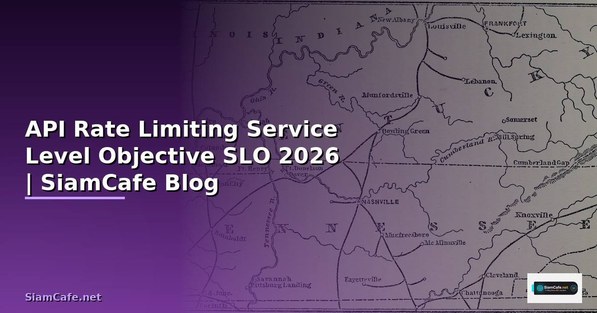 API Rate Limiting Service Level Objective SLO