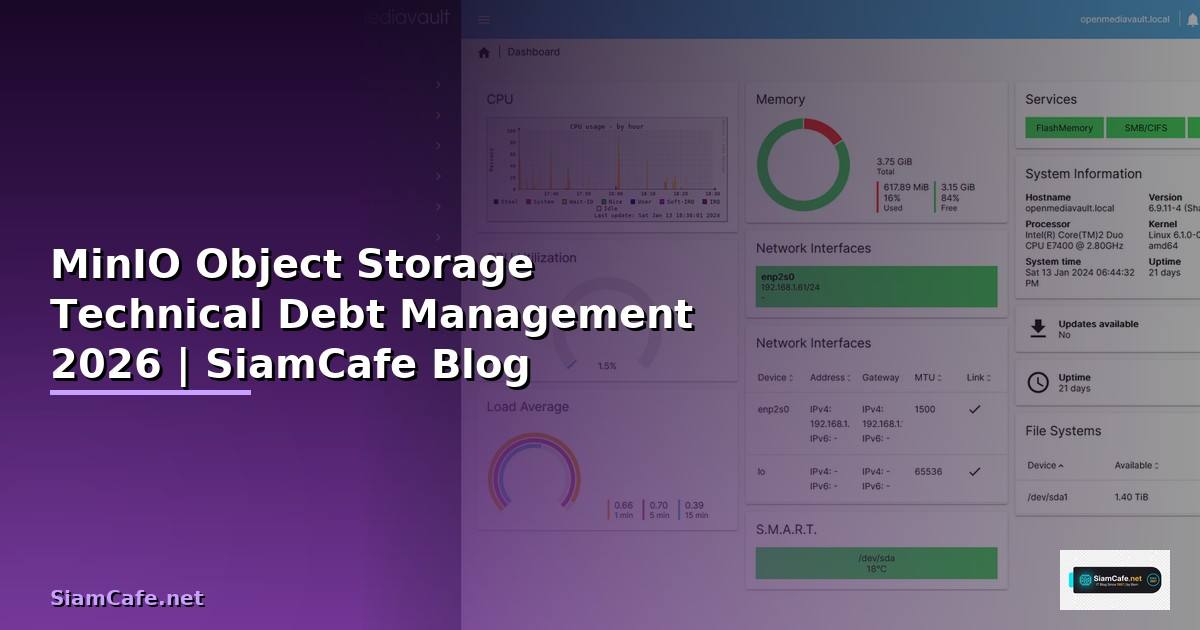MinIO Object Storage Technical Debt Management