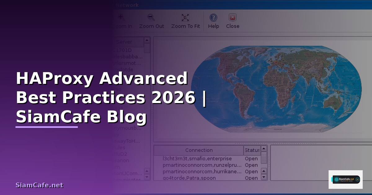 HAProxy Advanced Best Practices ที่ต้องรู้