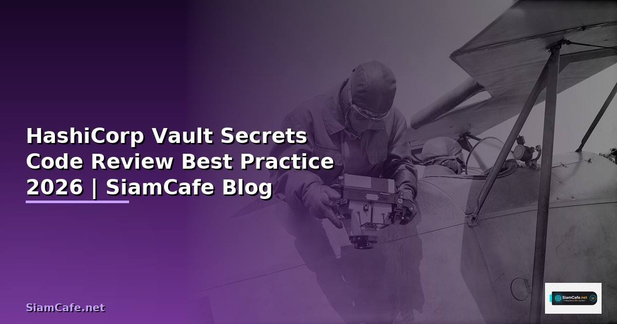 HashiCorp Vault Secrets Code Review Best Practice — คู่มือฉบับสมบูรณ์ 2026