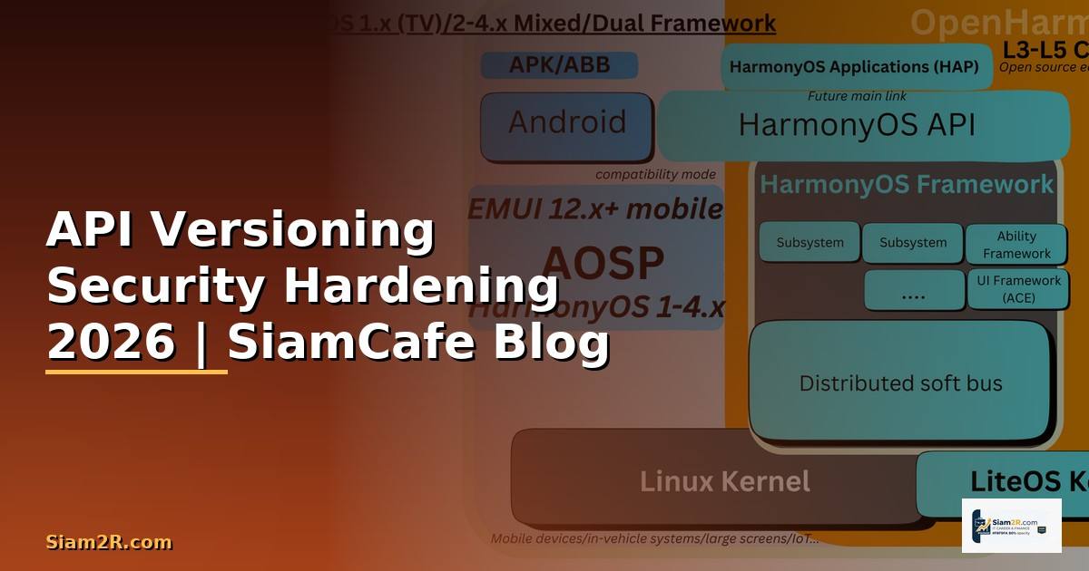 API Versioning Security Hardening ป้องกันแฮก