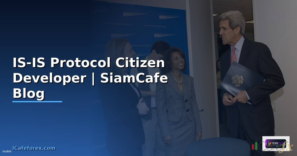 IS-IS Protocol Citizen Developer