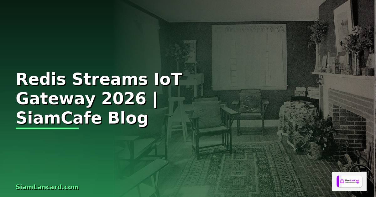 Redis Streams IoT Gateway