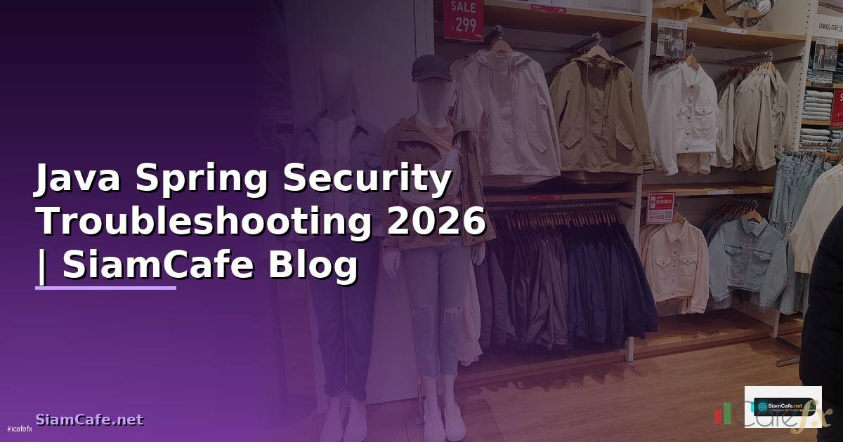 Java Spring Security Troubleshooting แก้ปัญหา