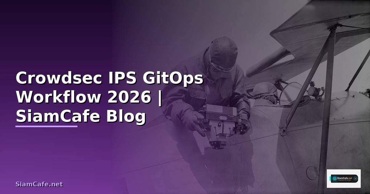 Crowdsec IPS GitOps Workflow