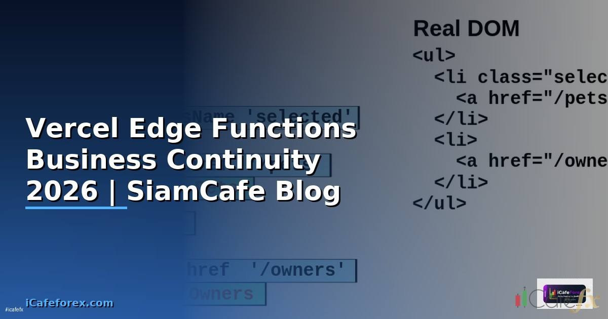 Vercel Edge Functions Business Continuity
