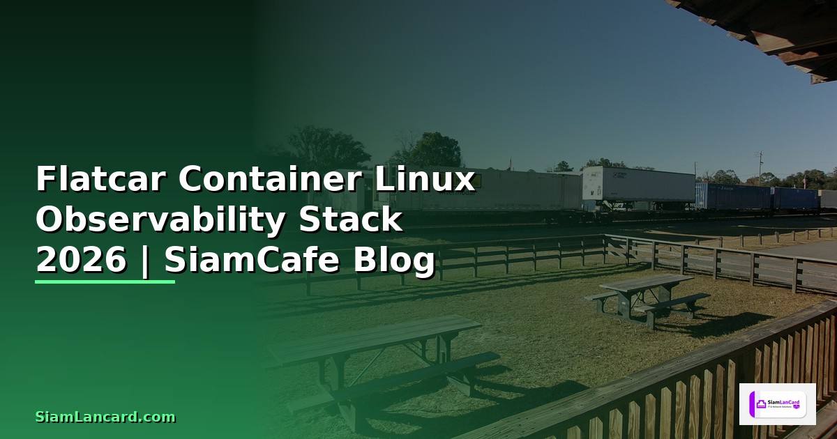Flatcar Container Linux Observability Stack