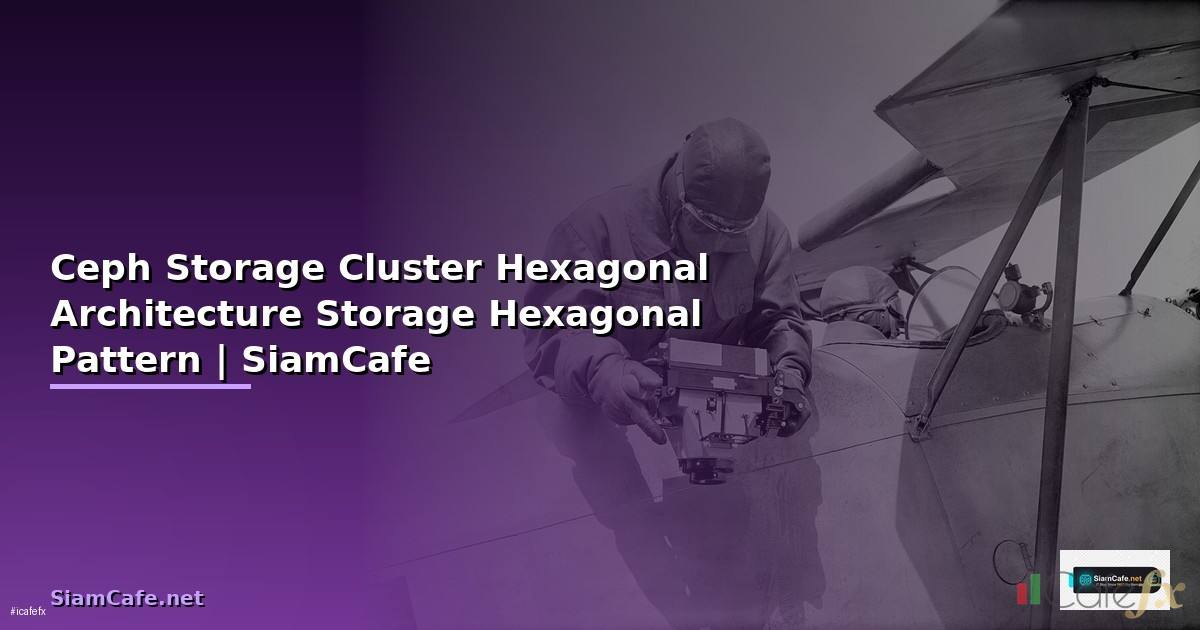 Ceph Storage Cluster Hexagonal Architecture —