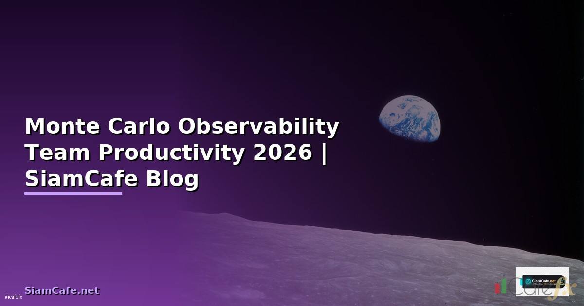Monte Carlo Observability Team Productivity
