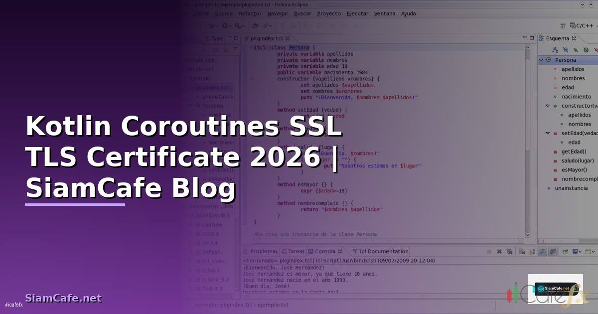 Kotlin Coroutines SSL TLS Certificate —