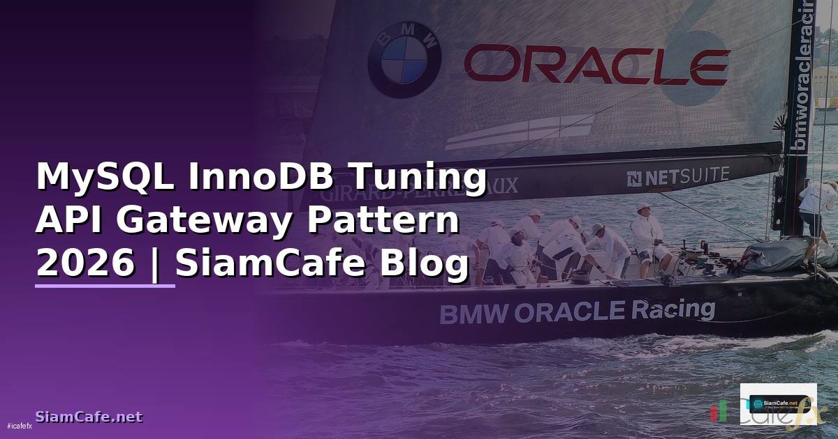 MySQL InnoDB Tuning API Gateway Pattern