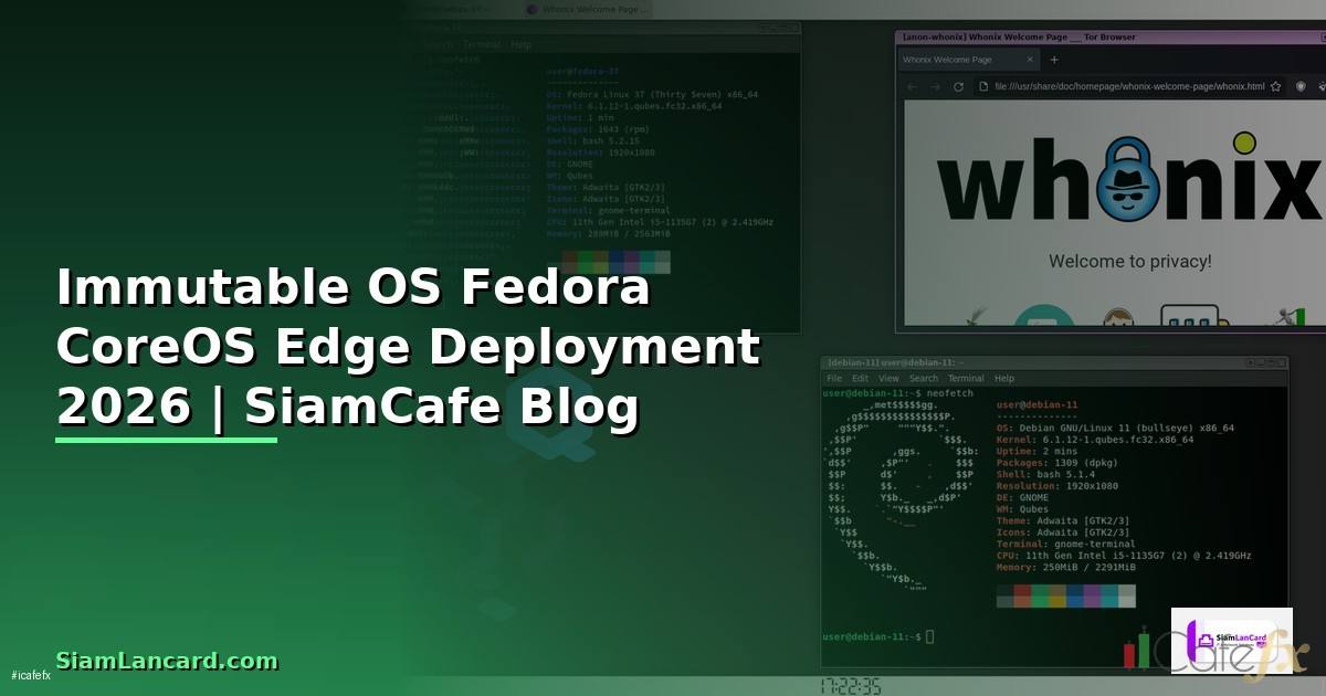 Immutable OS Fedora CoreOS Edge Deployment —