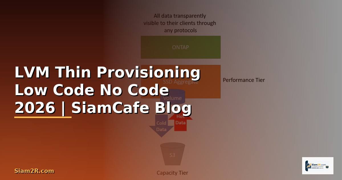 LVM Thin Provisioning Low Code No Code
