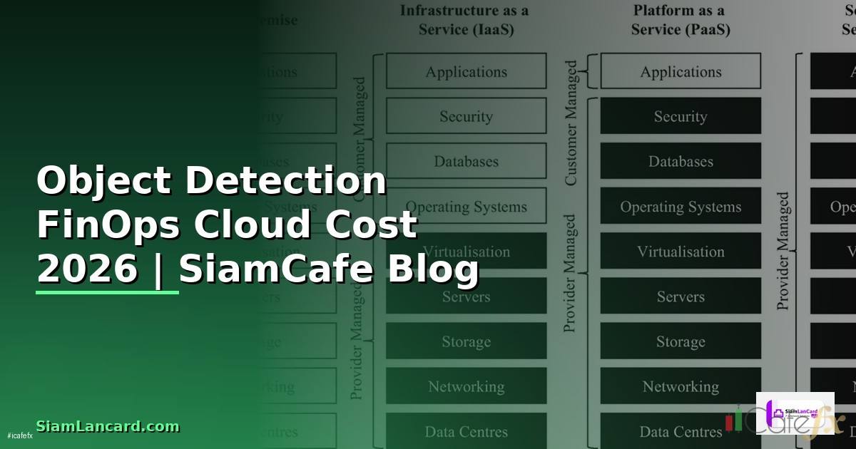 Object Detection FinOps Cloud Cost