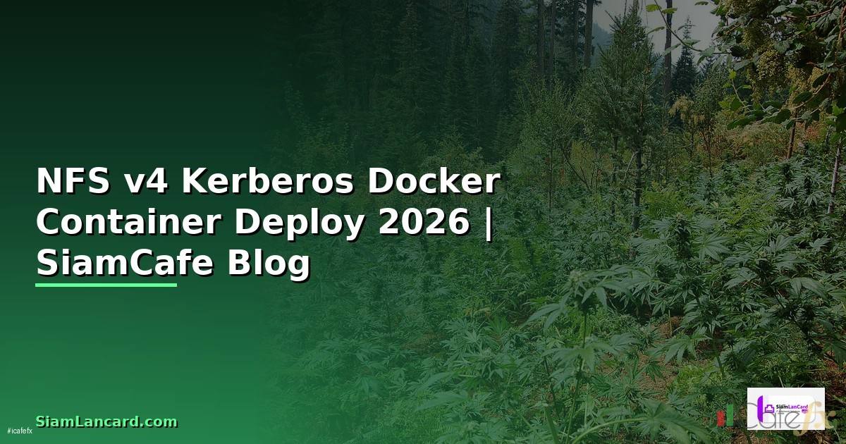 NFS v4 Kerberos Docker Container Deploy