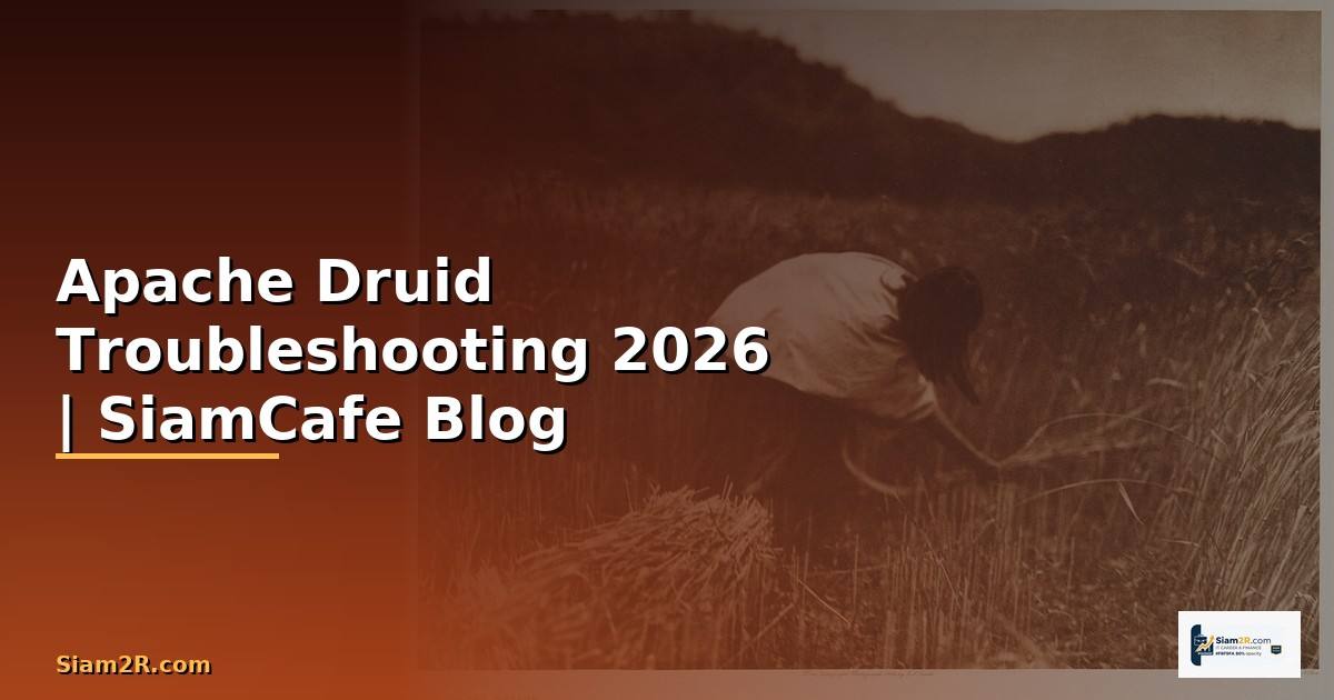 Apache Druid Troubleshooting แก้ปัญหา