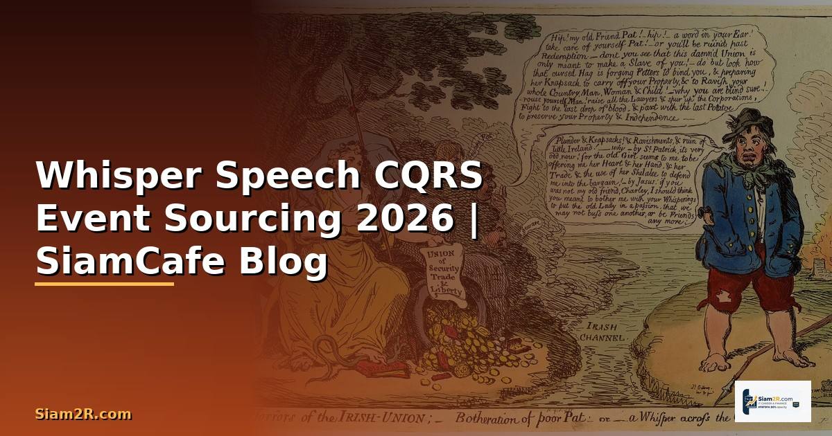 Whisper Speech CQRS Event Sourcing