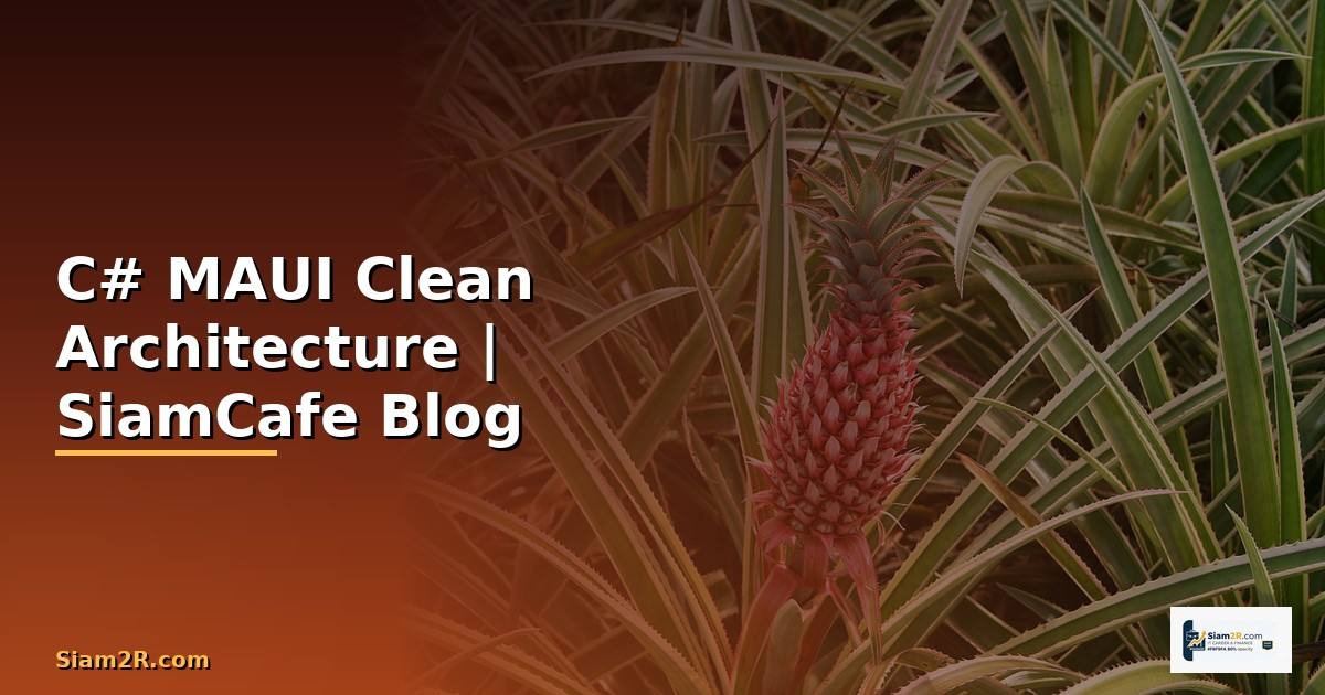C# MAUI Clean Architecture