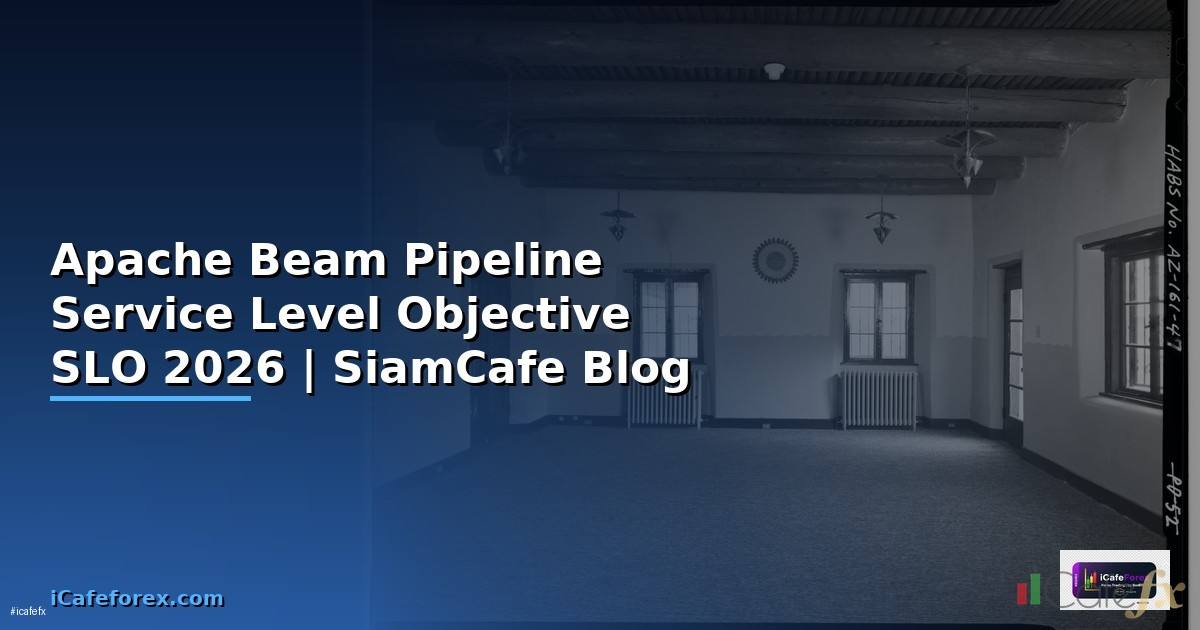 Apache Beam Pipeline Service Level Objective SLO