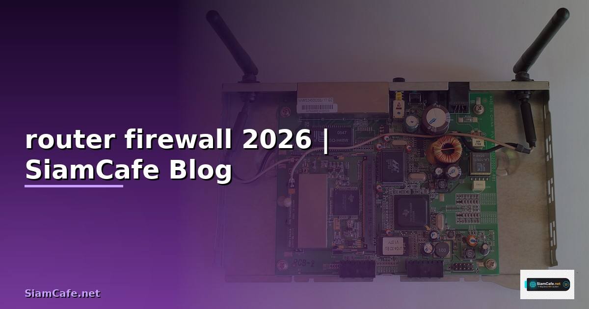 router firewall คือ