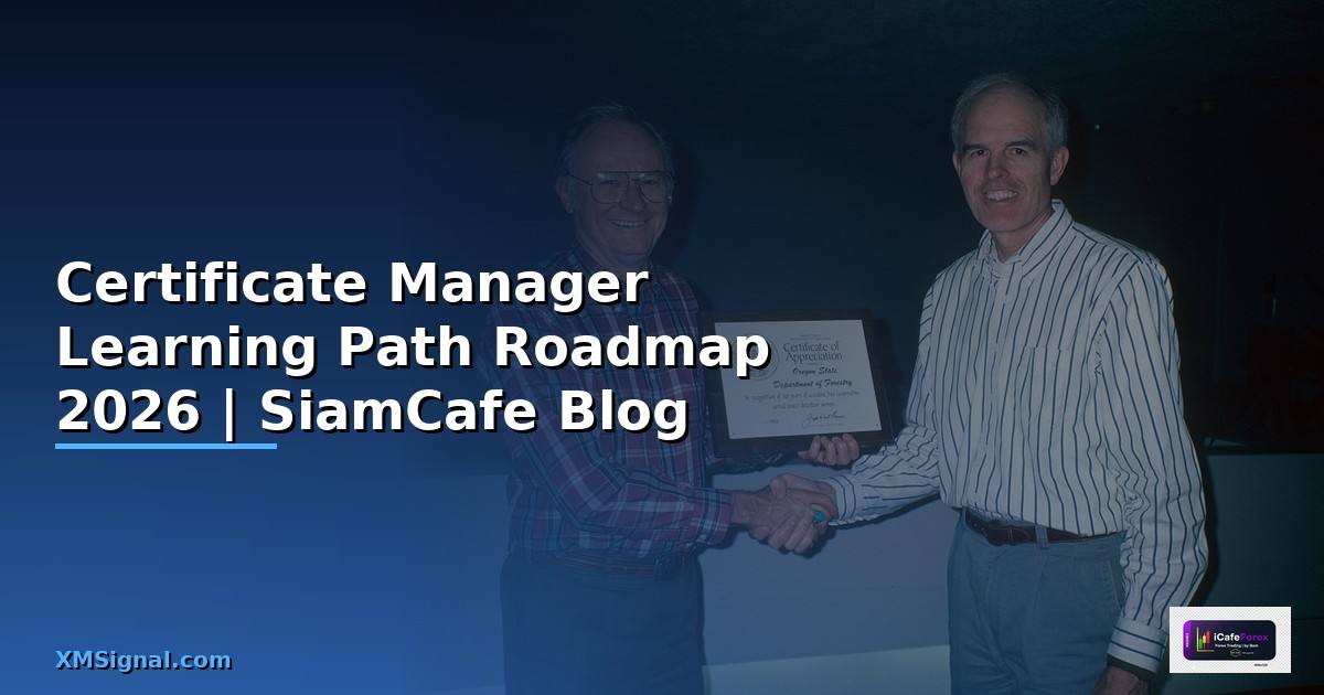 Certificate Manager Learning Path Roadmap
