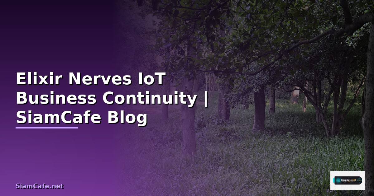 Elixir Nerves IoT Business Continuity