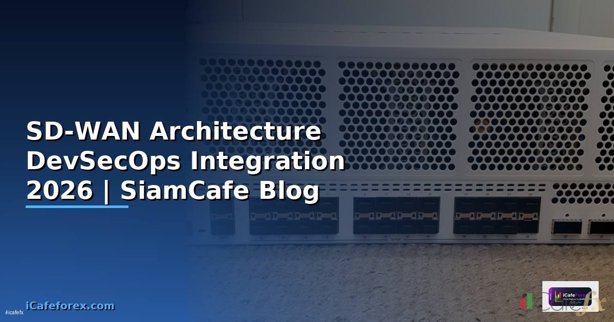 SD-WAN Architecture DevSecOps Integration — คู่มือฉบับสมบูรณ์ 2026