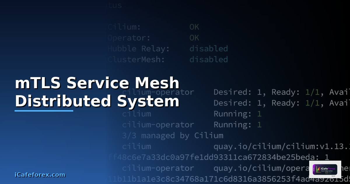 mTLS Service Mesh Distributed System —