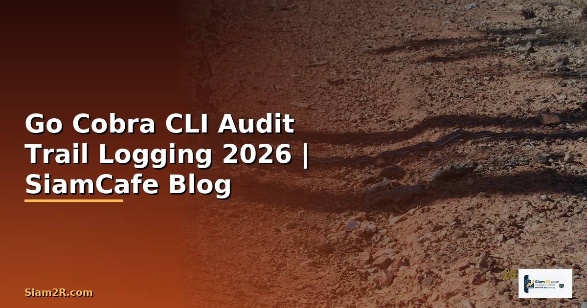 Go Cobra CLI Audit Trail Logging