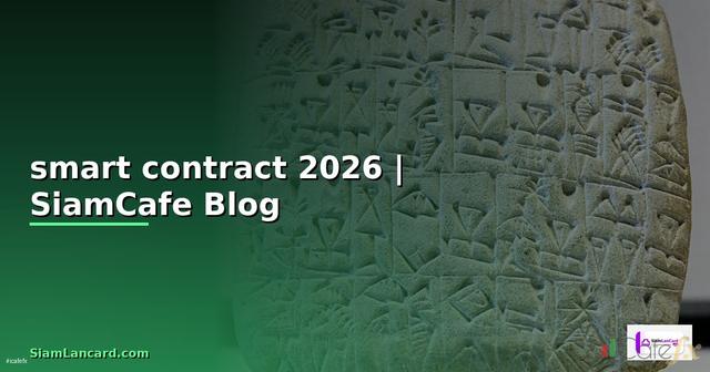 การประยุกต์ใช้ smart contract