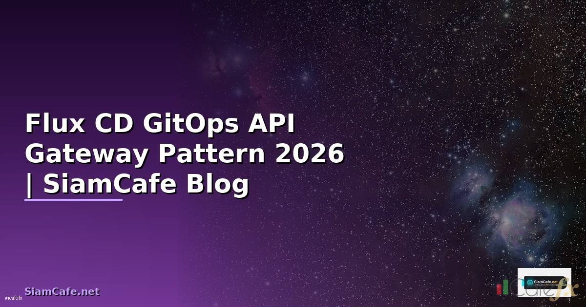 Flux CD GitOps API Gateway Pattern