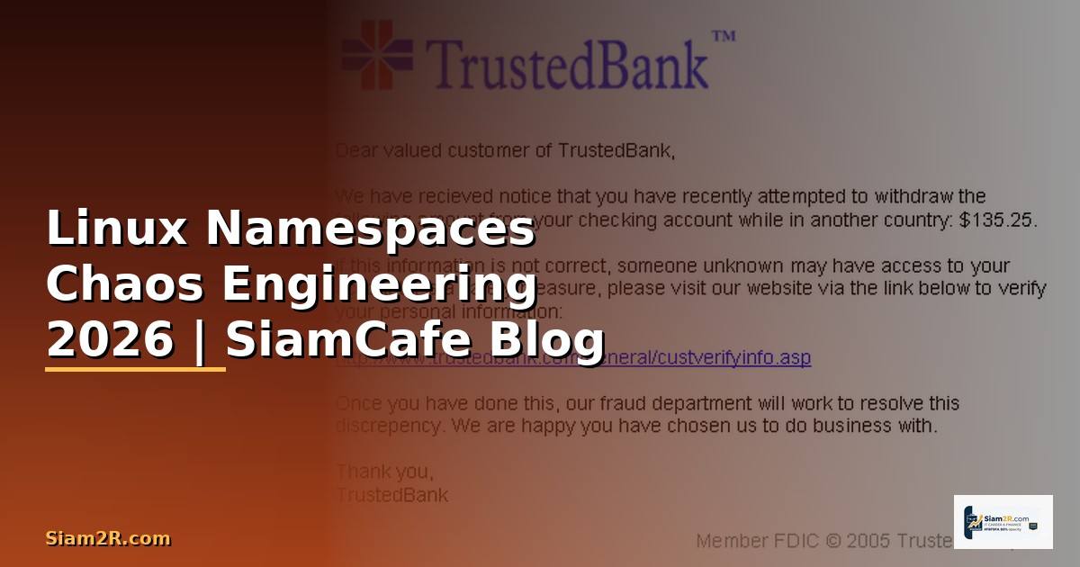 Linux Namespaces Chaos Engineering