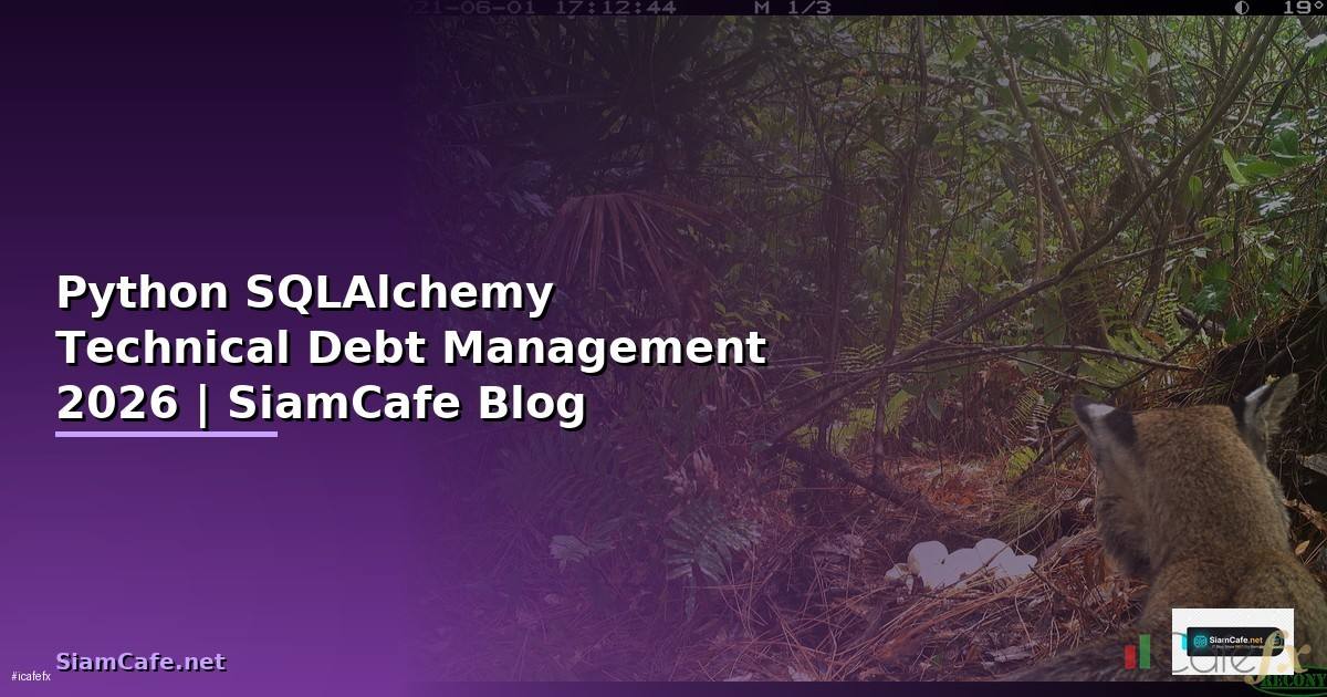 Python SQLAlchemy Technical Debt Management