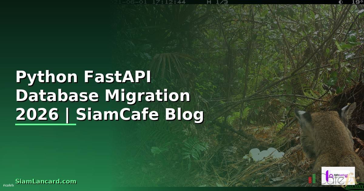 Python FastAPI Database Migration