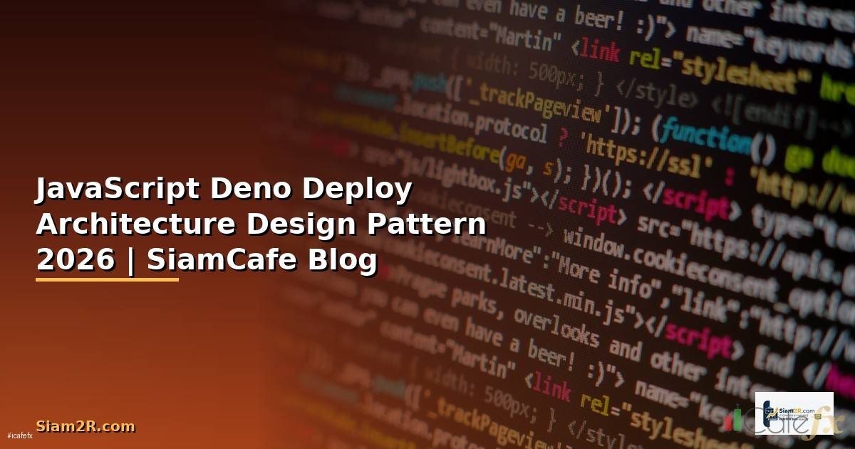 JavaScript Deno Deploy Architecture Design