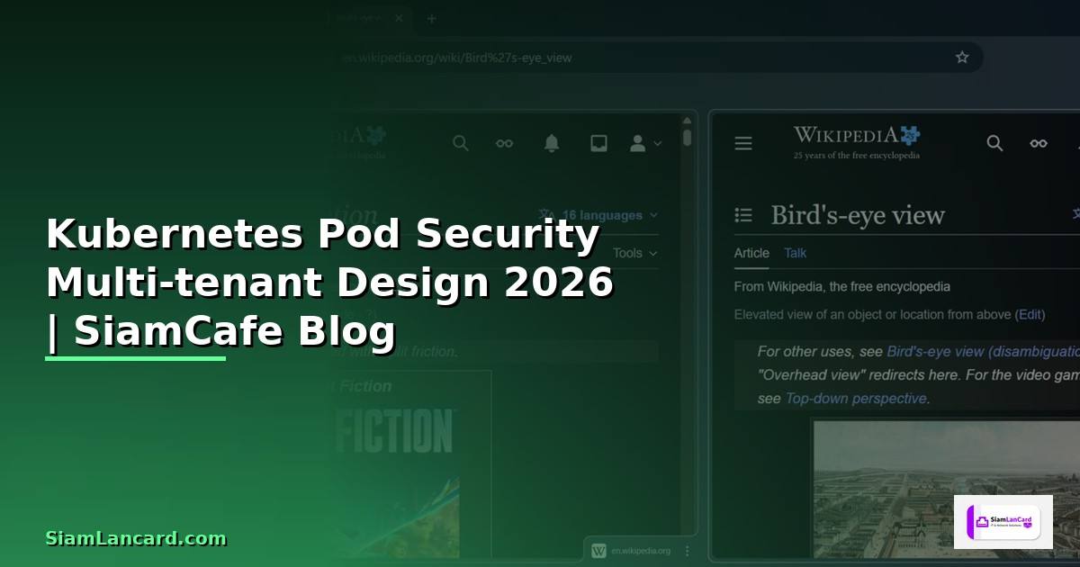Kubernetes Pod Security Multi-tenant Design