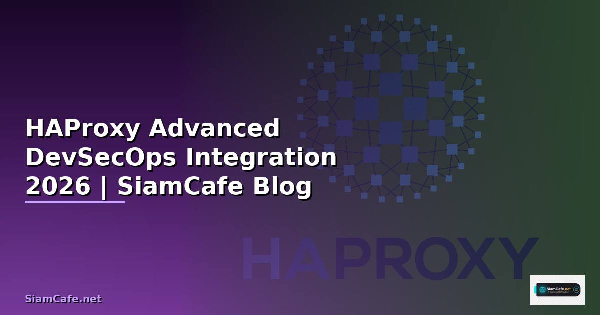 HAProxy Advanced DevSecOps Integration