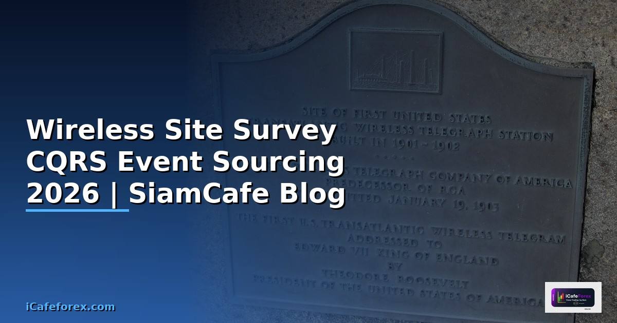 Wireless Site Survey CQRS Event Sourcing