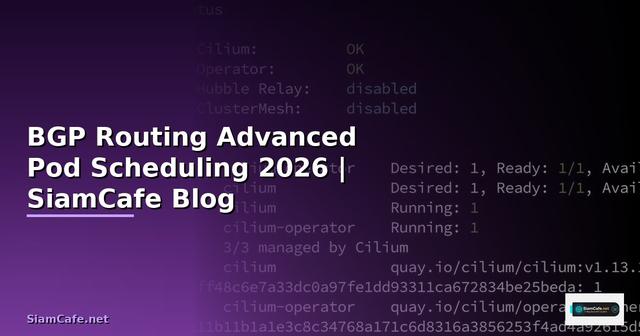 BGP Routing Advanced Pod Scheduling