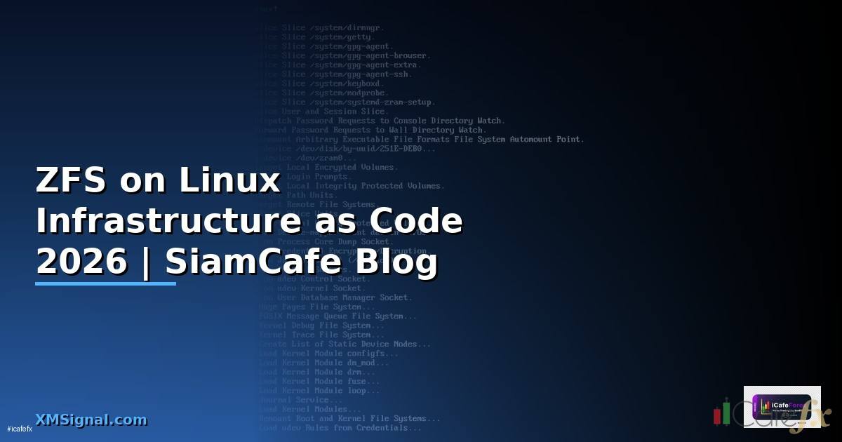ZFS on Linux Infrastructure as Code