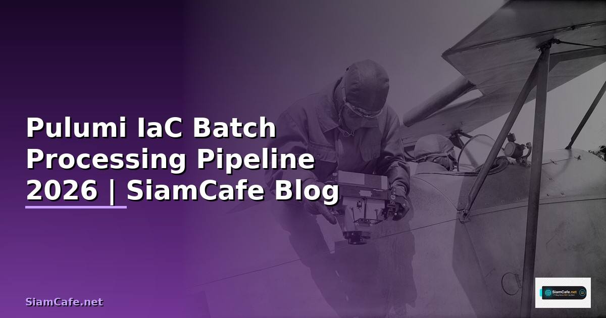 Pulumi IaC Batch Processing Pipeline
