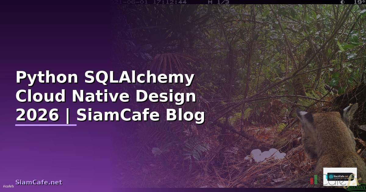 Python SQLAlchemy Cloud Native Design