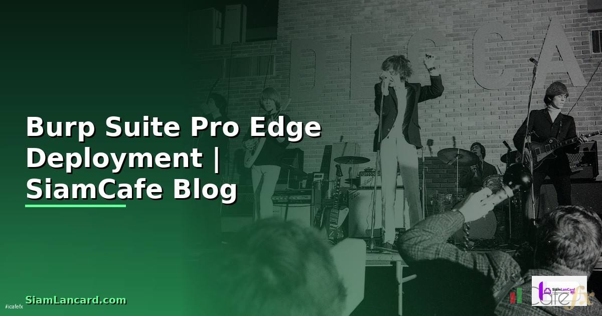 Burp Suite Pro Edge Deployment