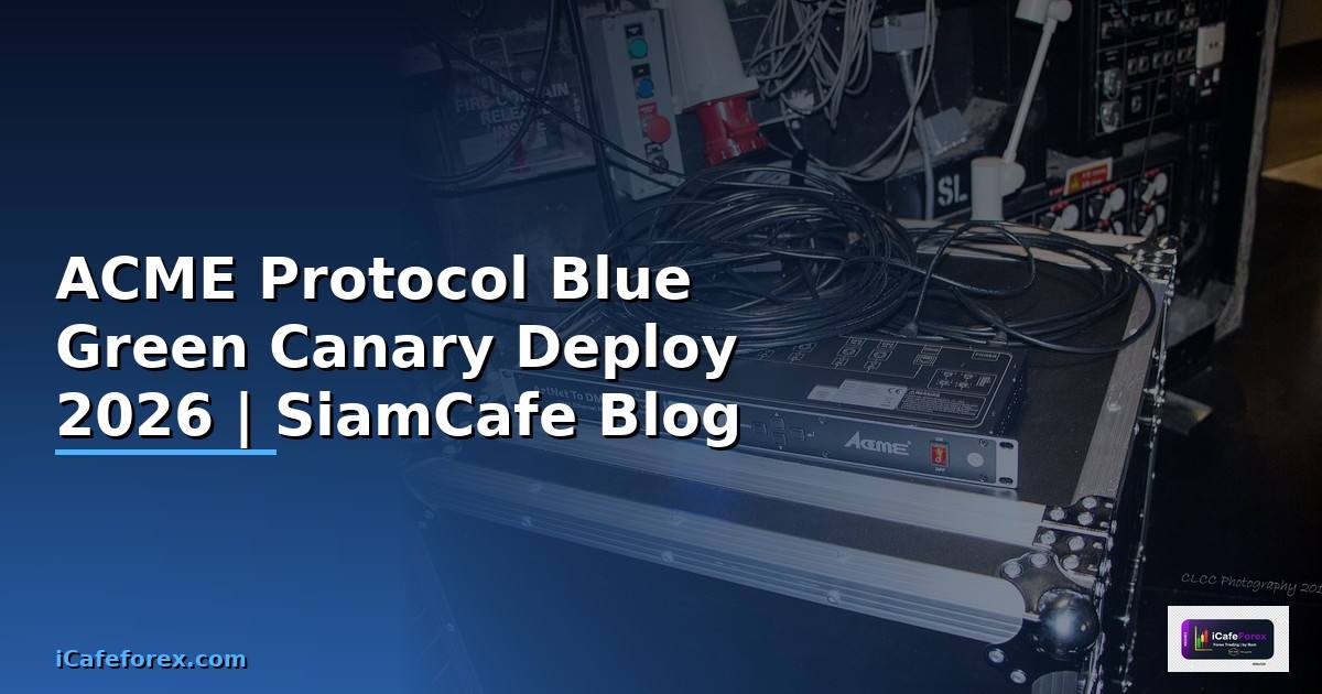 ACME Protocol Blue Green Canary Deploy