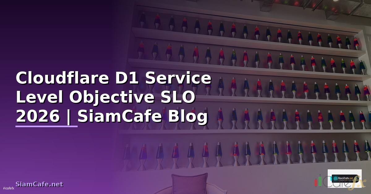 Cloudflare Service Level Objective SLO